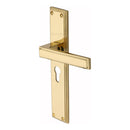 Heritage Brass Atlantis Long Door Handle on Plate