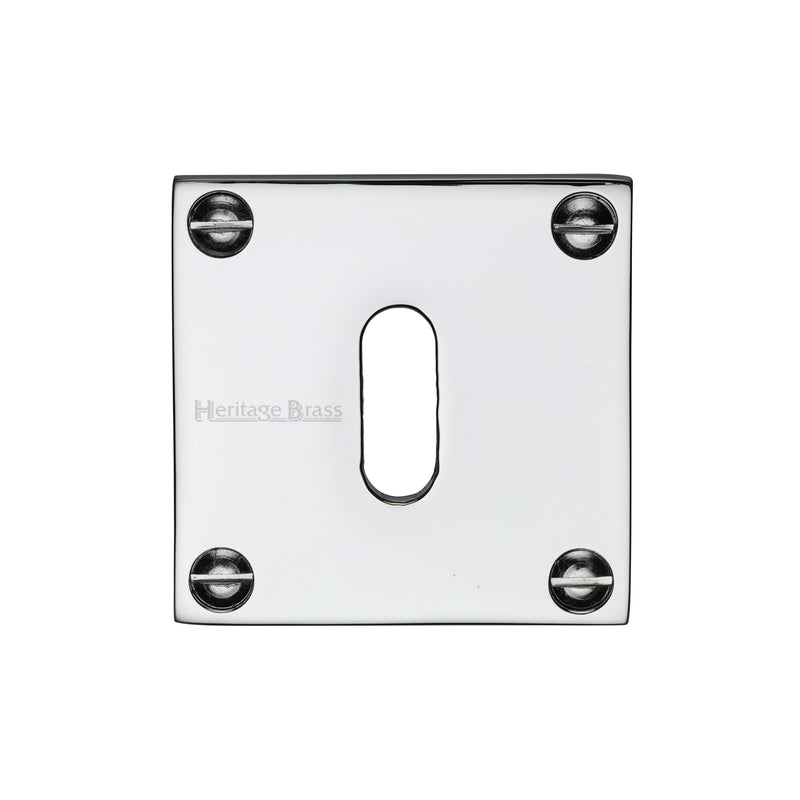 Heritage Brass Standard Key Escutcheon Square - BAU1556