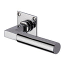Heritage Brass Bauhaus Low Profile Door Handle on Square Rose