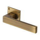 Heritage Brass Delta BH Door Handle on Square Rose