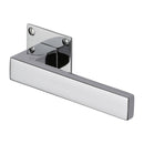 Heritage Brass Delta BH Door Handle on Square Rose