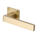Heritage Brass Delta BH Door Handle on Square Rose