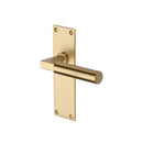 Heritage Brass Bauhaus Door Handle on Plate