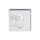 dnd Euro Profile Keyhole Escutcheon Square - BD04E