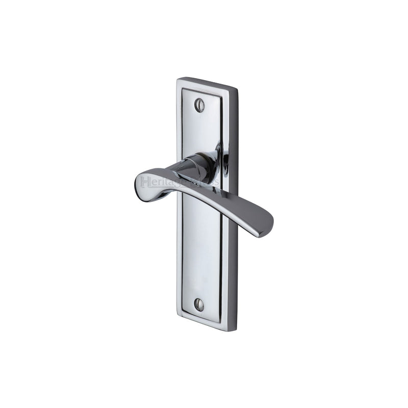 Heritage Brass Boston Door Handle on Plate