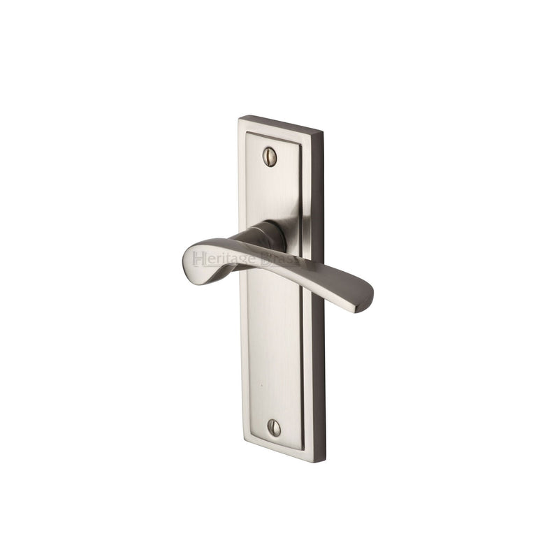 Heritage Brass Boston Door Handle on Plate