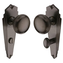 Heritage Brass Broadway Door Knob on Plate