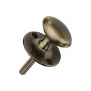 Heritage Brass Thumbturn w/o Bolt for Bathroom or Bedroom Doors