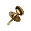 Heritage Brass Thumbturn w/o Bolt for Bathroom or Bedroom Doors