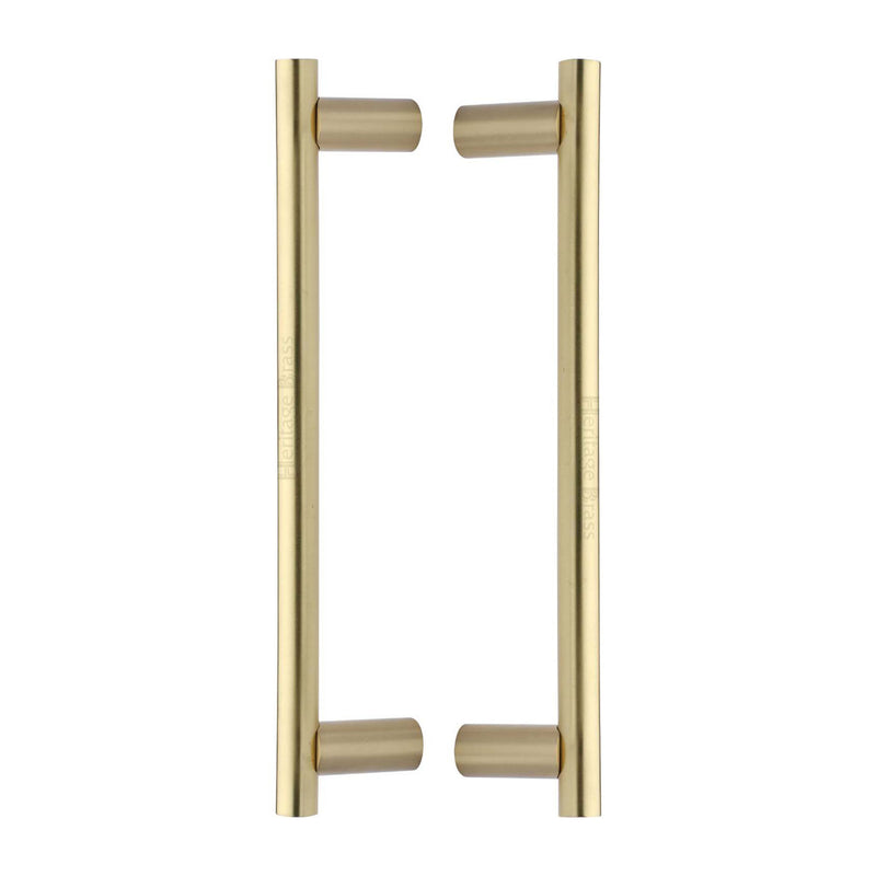 Heritage Brass Bar Back to Back Door Pull Handle