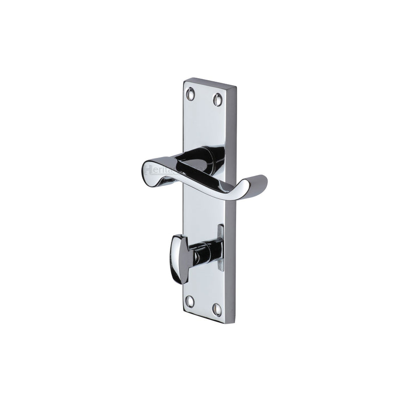 Heritage Brass Builders' Range Door Handle on Plate