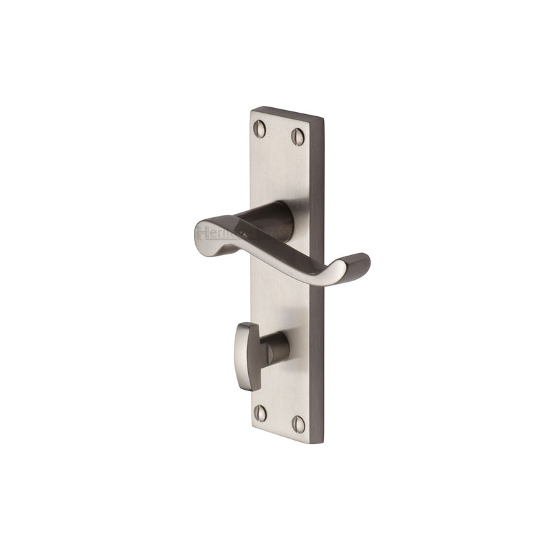 Heritage Brass Builders' Range Door Handle on Plate