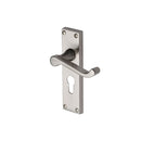 Heritage Brass Builders' Range Door Handle on Plate