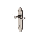 Heritage Brass Builders' Range Door Handle on Rounded Plate