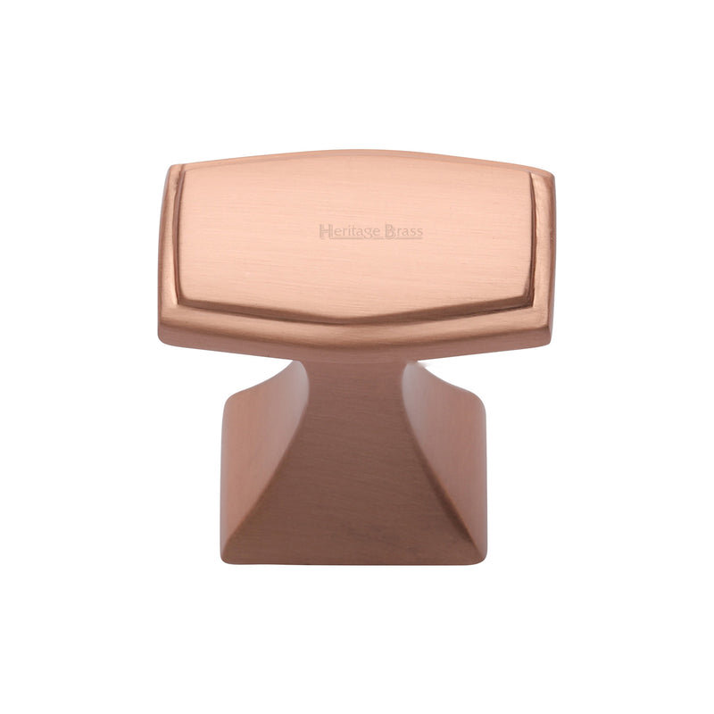 Heritage Brass Deco Cabinet Knob