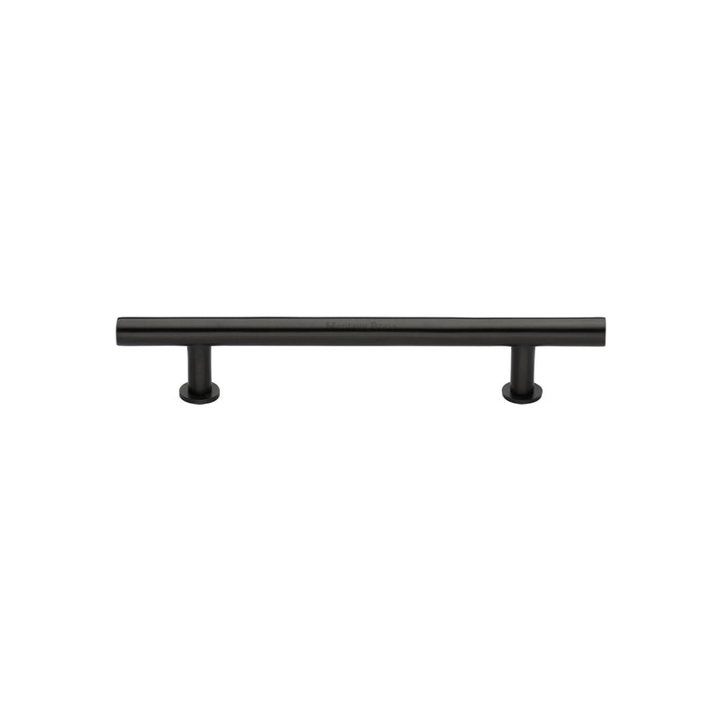 Heritage Brass T-Bar Cabinet Pull Handle with Rose