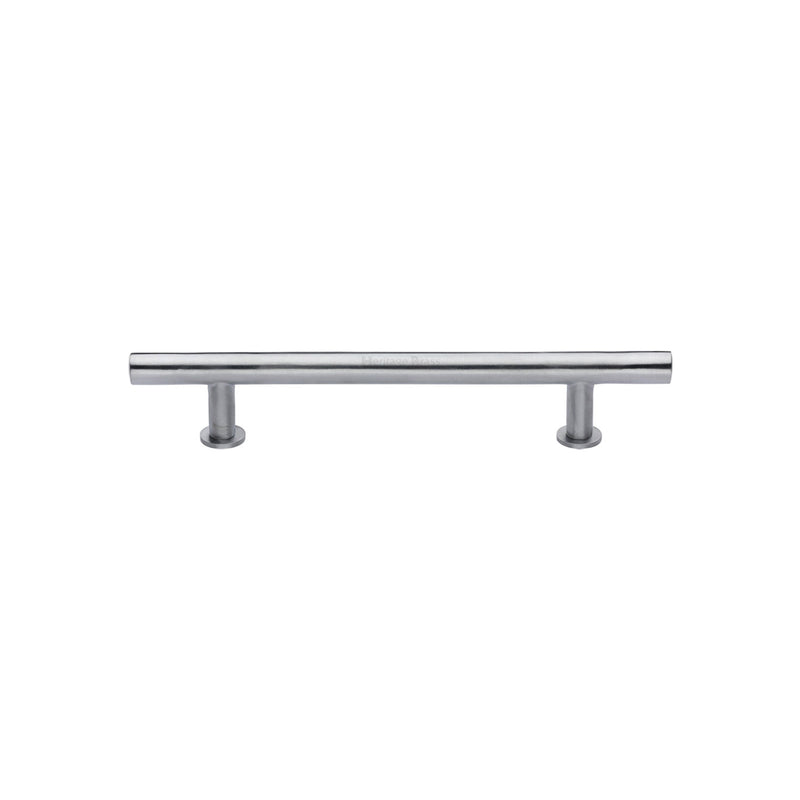 Heritage Brass T-Bar Cabinet Pull Handle with Rose