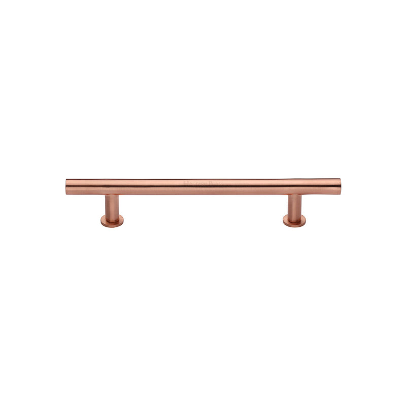 Heritage Brass T-Bar Cabinet Pull Handle with Rose