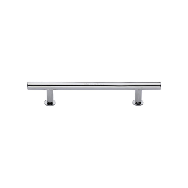 Heritage Brass T-Bar Cabinet Pull Handle with Rose