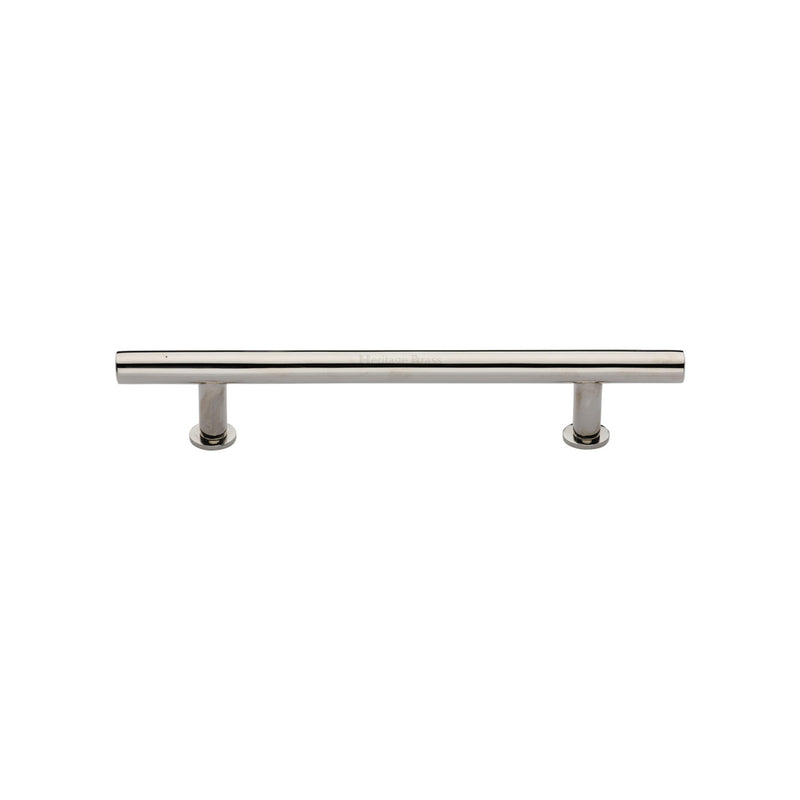 Heritage Brass T-Bar Cabinet Pull Handle with Rose