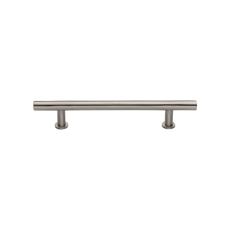 Heritage Brass T-Bar Cabinet Pull Handle with Rose
