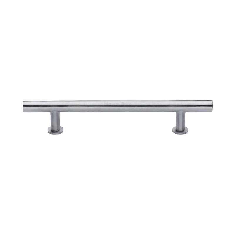Heritage Brass T-Bar Cabinet Pull Handle with Rose