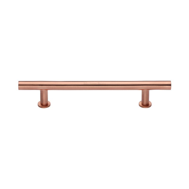 Heritage Brass T-Bar Cabinet Pull Handle with Rose