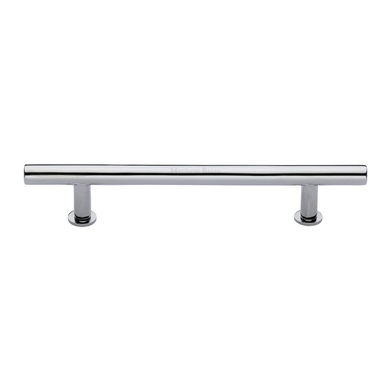 Heritage Brass T-Bar Cabinet Pull Handle with Rose