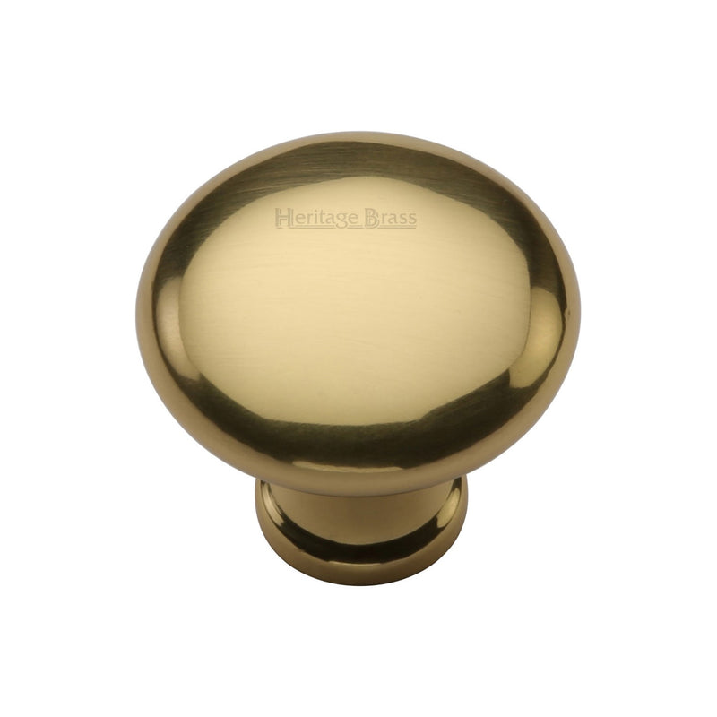 Heritage Brass Victorian Round Cabinet Knob