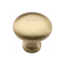 Heritage Brass Victorian Round Cabinet Knob
