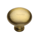 Heritage Brass Victorian Round Cabinet Knob