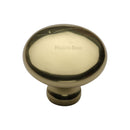 Heritage Brass Victorian Round Cabinet Knob