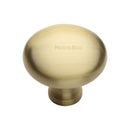 Heritage Brass Victorian Round Cabinet Knob