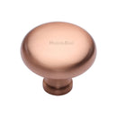 Heritage Brass Victorian Round Cabinet Knob