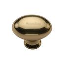Heritage Brass Victorian Oval Cabinet Knob
