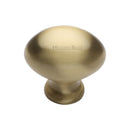 Heritage Brass Victorian Oval Cabinet Knob