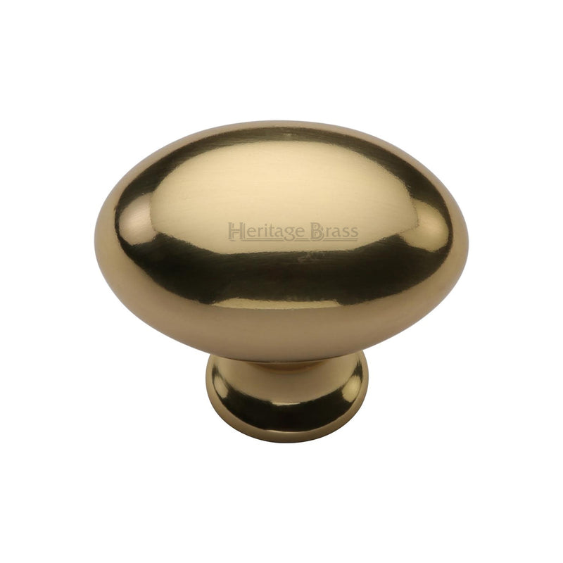 Heritage Brass Victorian Oval Cabinet Knob
