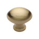 Heritage Brass Victorian Oval Cabinet Knob