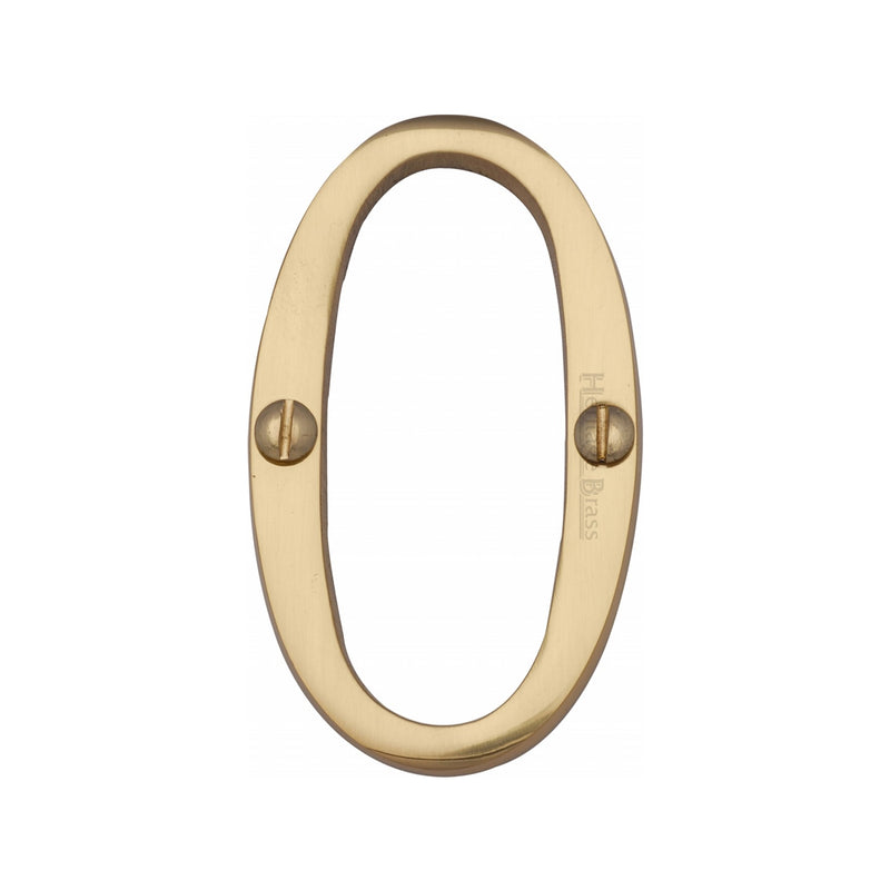Heritage Brass Slim Profile Face Fix Number