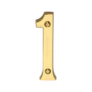 Heritage Brass Slim Profile Face Fix Number