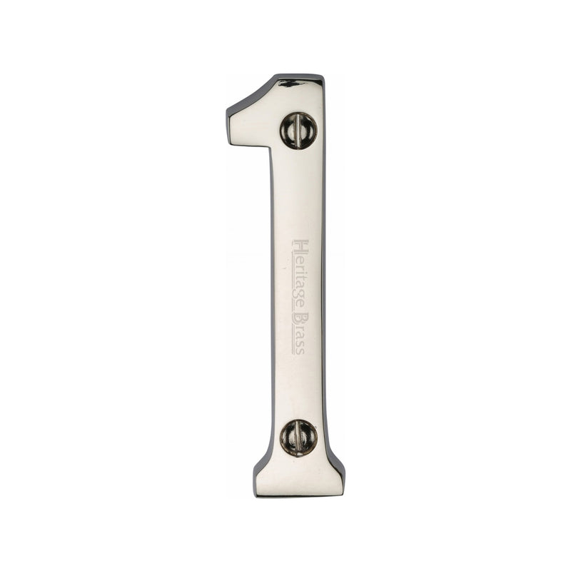 Heritage Brass Slim Profile Face Fix Number