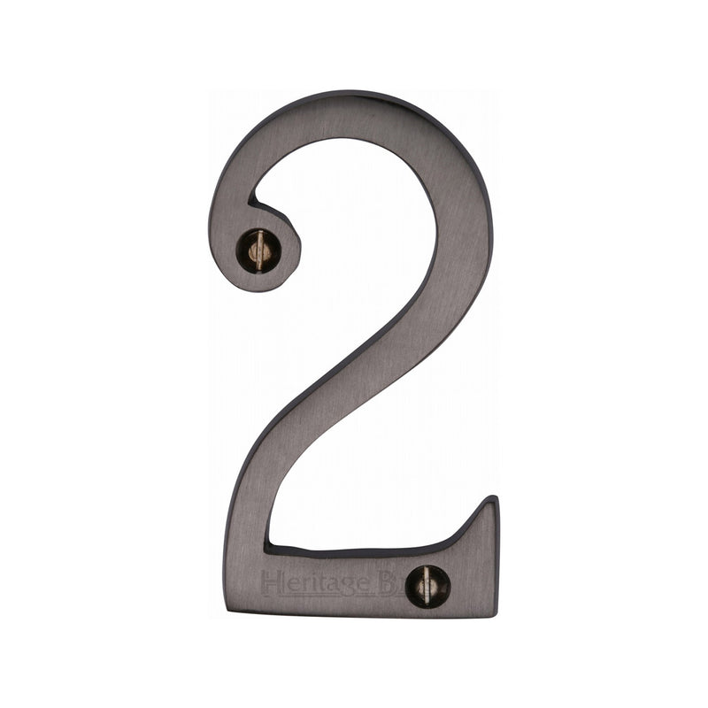 Heritage Brass Slim Profile Face Fix Number