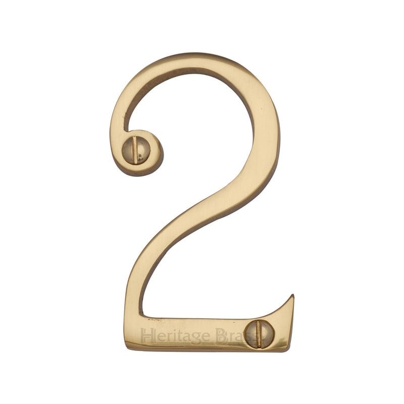Heritage Brass Slim Profile Face Fix Number