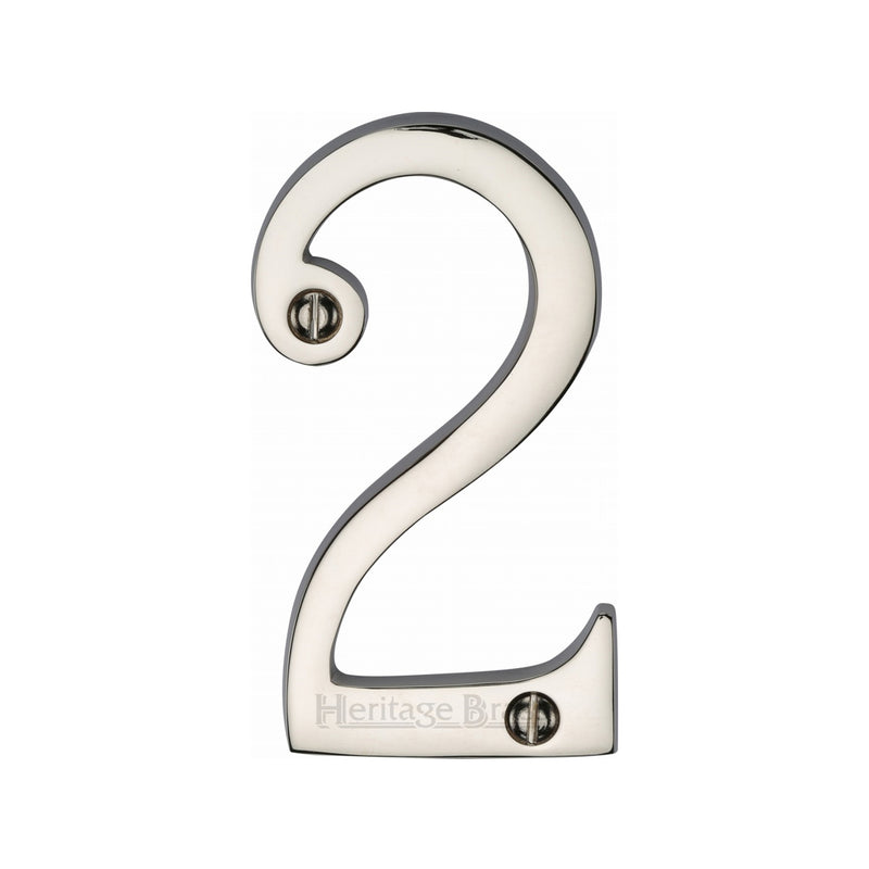 Heritage Brass Slim Profile Face Fix Number