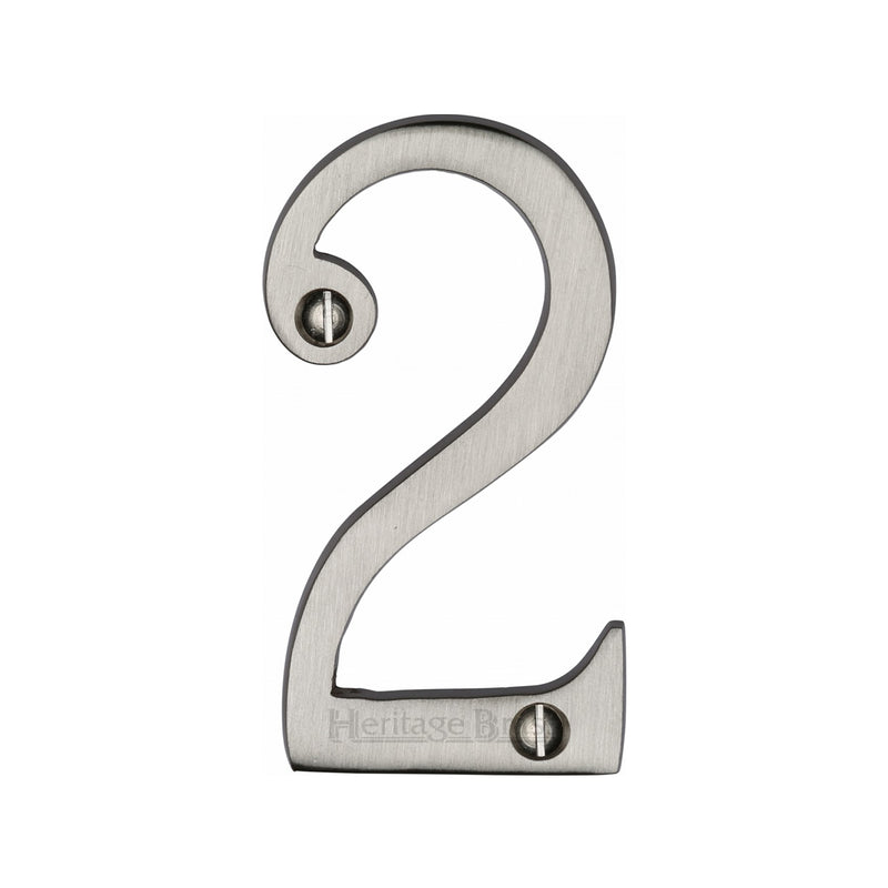 Heritage Brass Slim Profile Face Fix Number