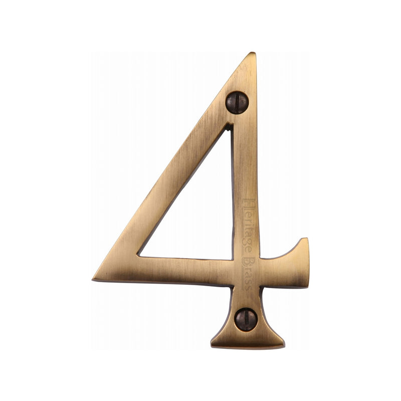 Heritage Brass Slim Profile Face Fix Number
