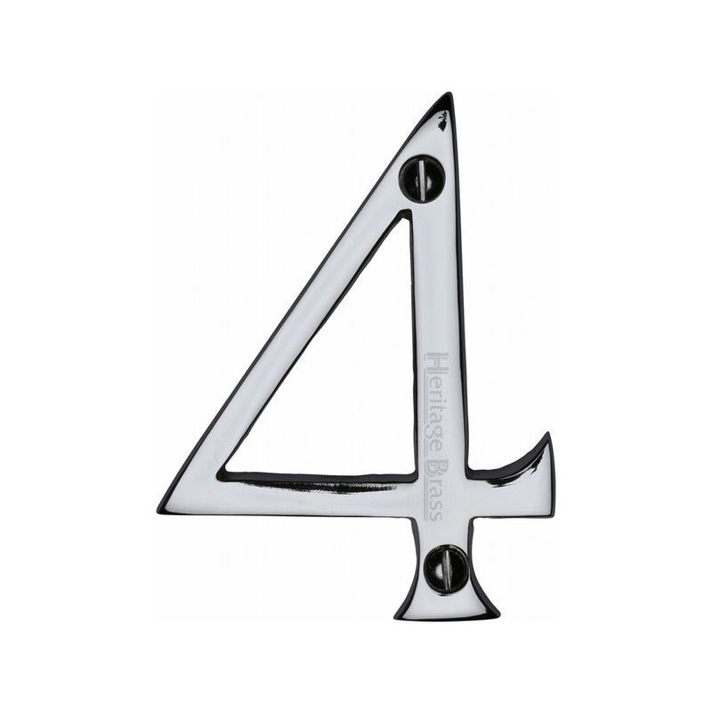 Heritage Brass Slim Profile Face Fix Number
