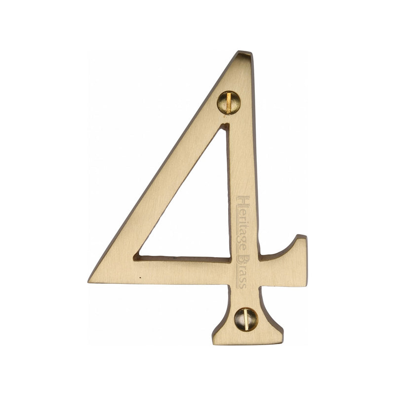 Heritage Brass Slim Profile Face Fix Number