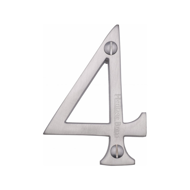 Heritage Brass Slim Profile Face Fix Number