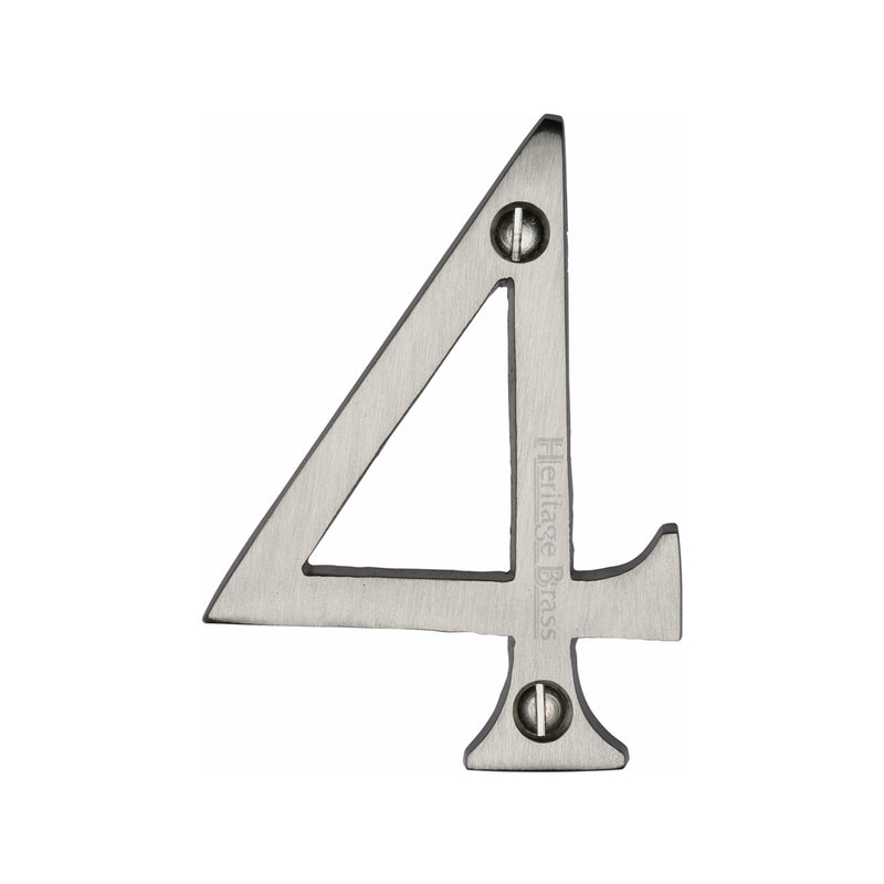 Heritage Brass Slim Profile Face Fix Number